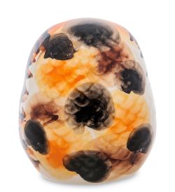 ГЛ- 376 Фигурка «Сова-Софья» цв. (Гжельский фарфор)