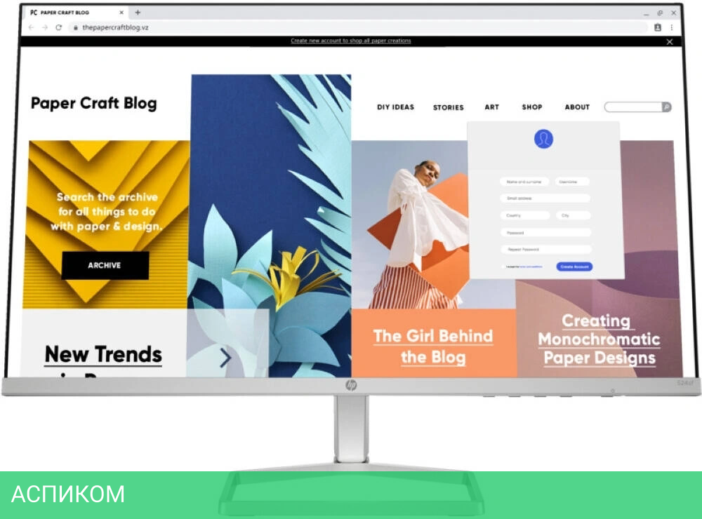 Монитор HP 23.8" Series 5 524sf