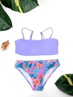 раздельный купальник 3 в 1 топ кроп парео и плавки