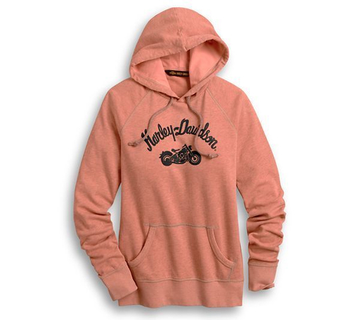 Толстовка Hoodie Script pink Harley-Davidson