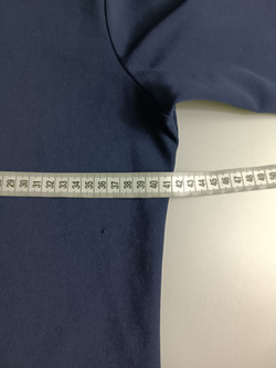 Блузка лаконичная глубокого синего цвета 44 размер