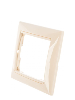 77 4351 Рамка 1 пост слоновая кость