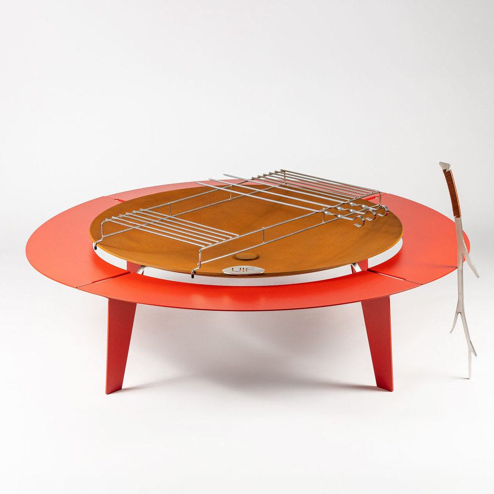 Чаша для костра UP!FLAME STEEL CUP UNIQ red