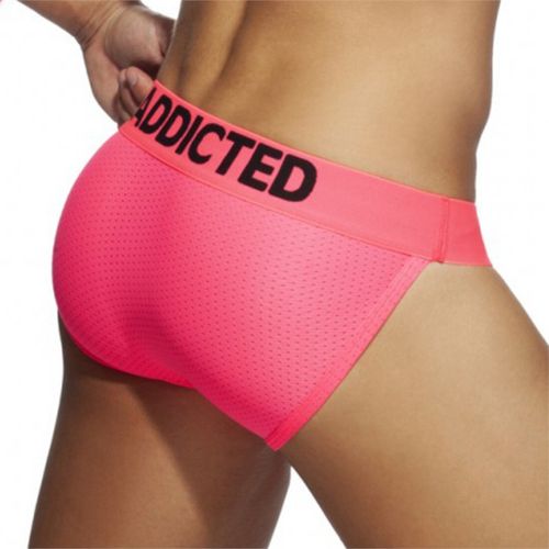 Мужские трусы танга розовые Addicted 3013-22