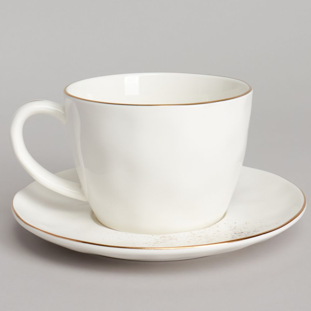 ЧАЙНЫЙ НАБОР BRONCO "GOLD" НА 2 ПЕР. 4 ПР. 350 МЛ