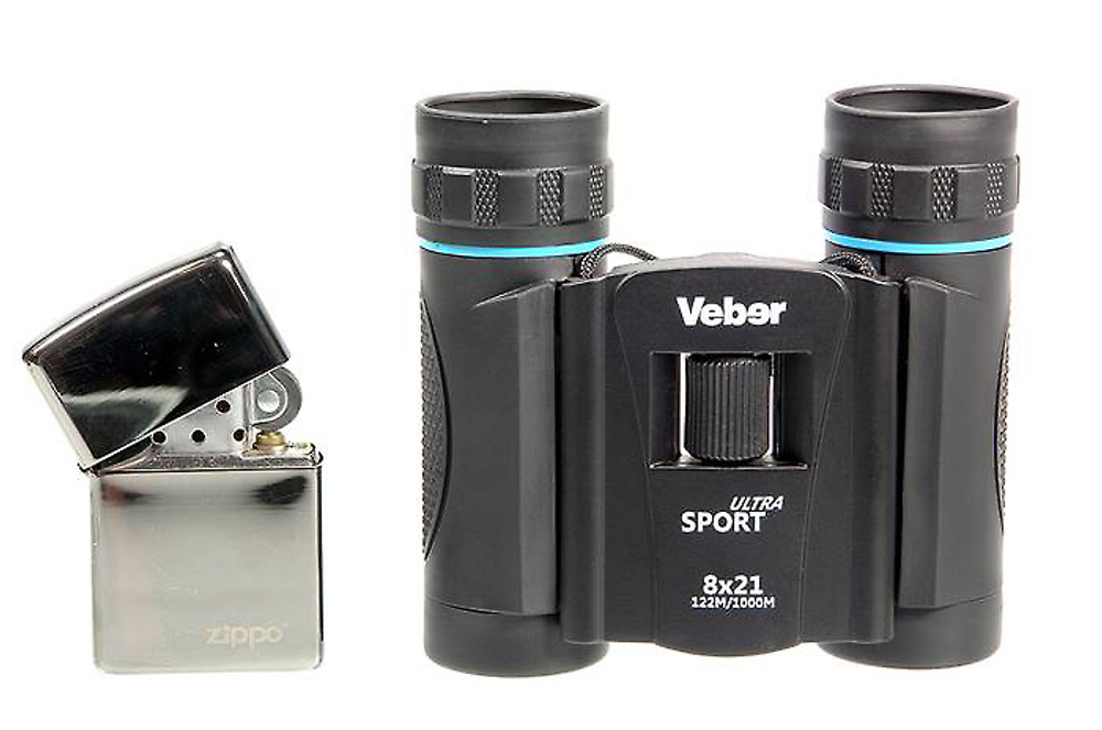 Бинокль Veber Ultra Sport БН 8x21 черный [22296]