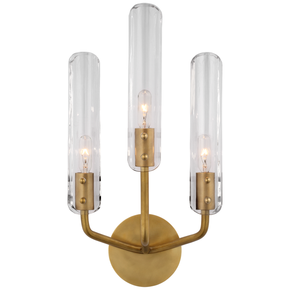 Настенный светильник Visual Comfort Casoria 17" Triple Sconce