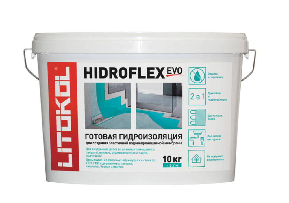 Гидроизоляция Litokol Hidroflex, 10 кг