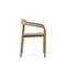Стул Glynis массив эвкалипта с бежевым сиденьем