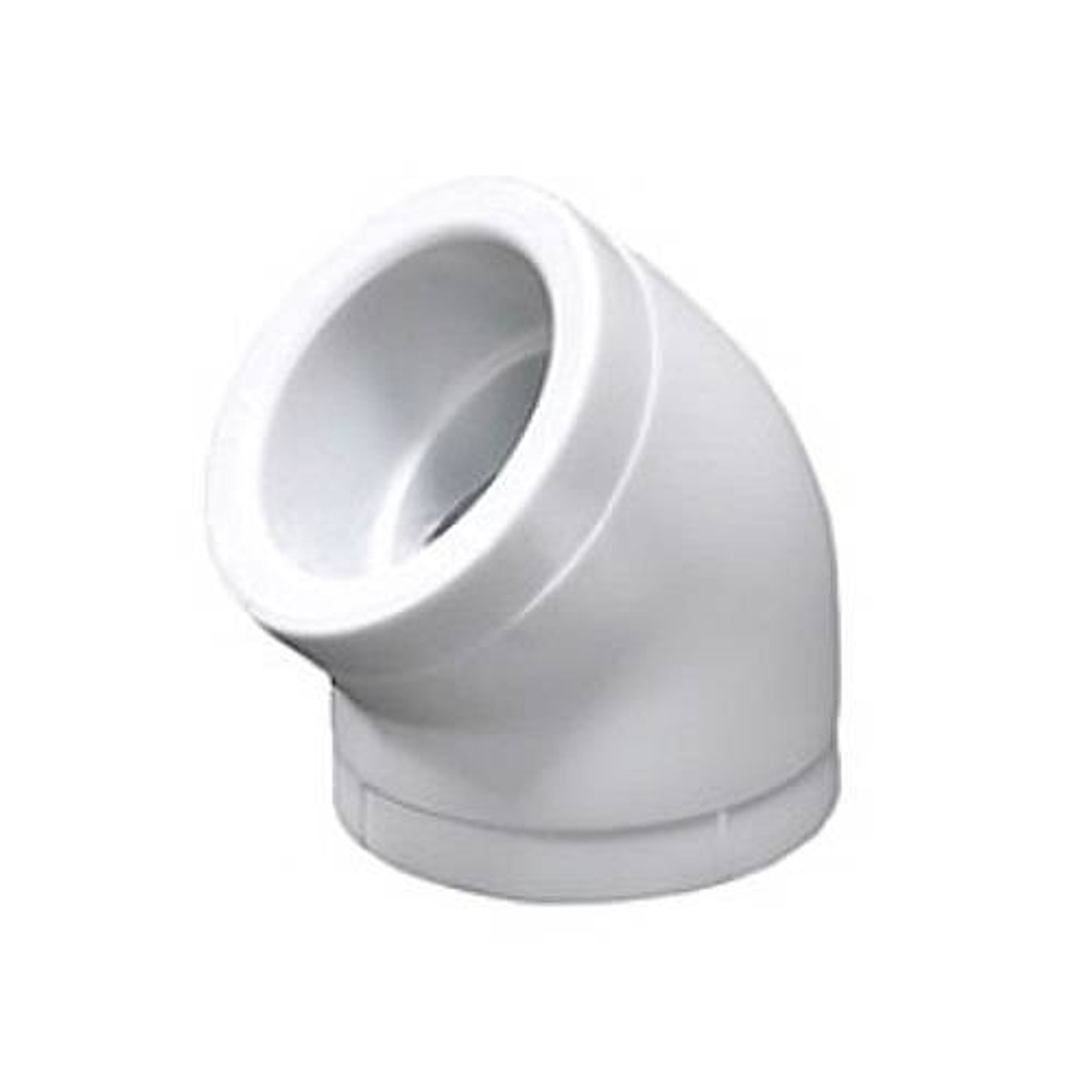 Отвод 45° Fusitek - 32 (для полипропиленовых труб под пайку, цвет белый)