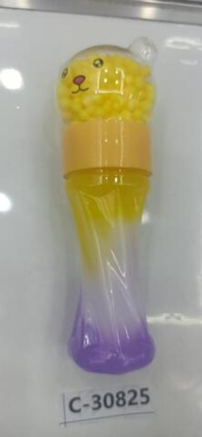 Лизун колба мишка с шариками 180г, 6 цвета микс, с-30825л