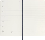 Еженедельник Moleskine (DSB2012WN3) Classic Soft WKNT Large 130х210мм 144стр. мягкая обложка синий сапфир