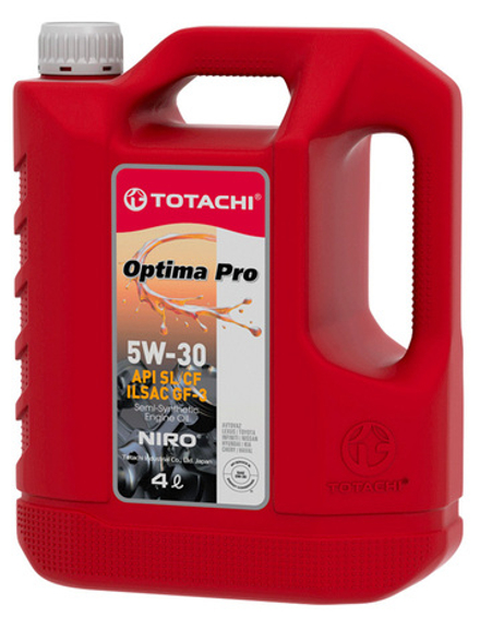 Масло моторное TOTACHI NIRO Optima Pro Semi-Synthetic 5W-30 SL/CF 4л