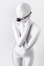 Кляп Anonymo леопардовый 4,5 см