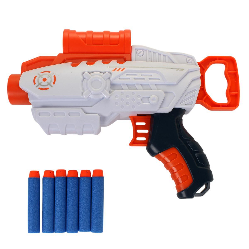 Пистолет с мягк.пулями, коробка Z1002-1