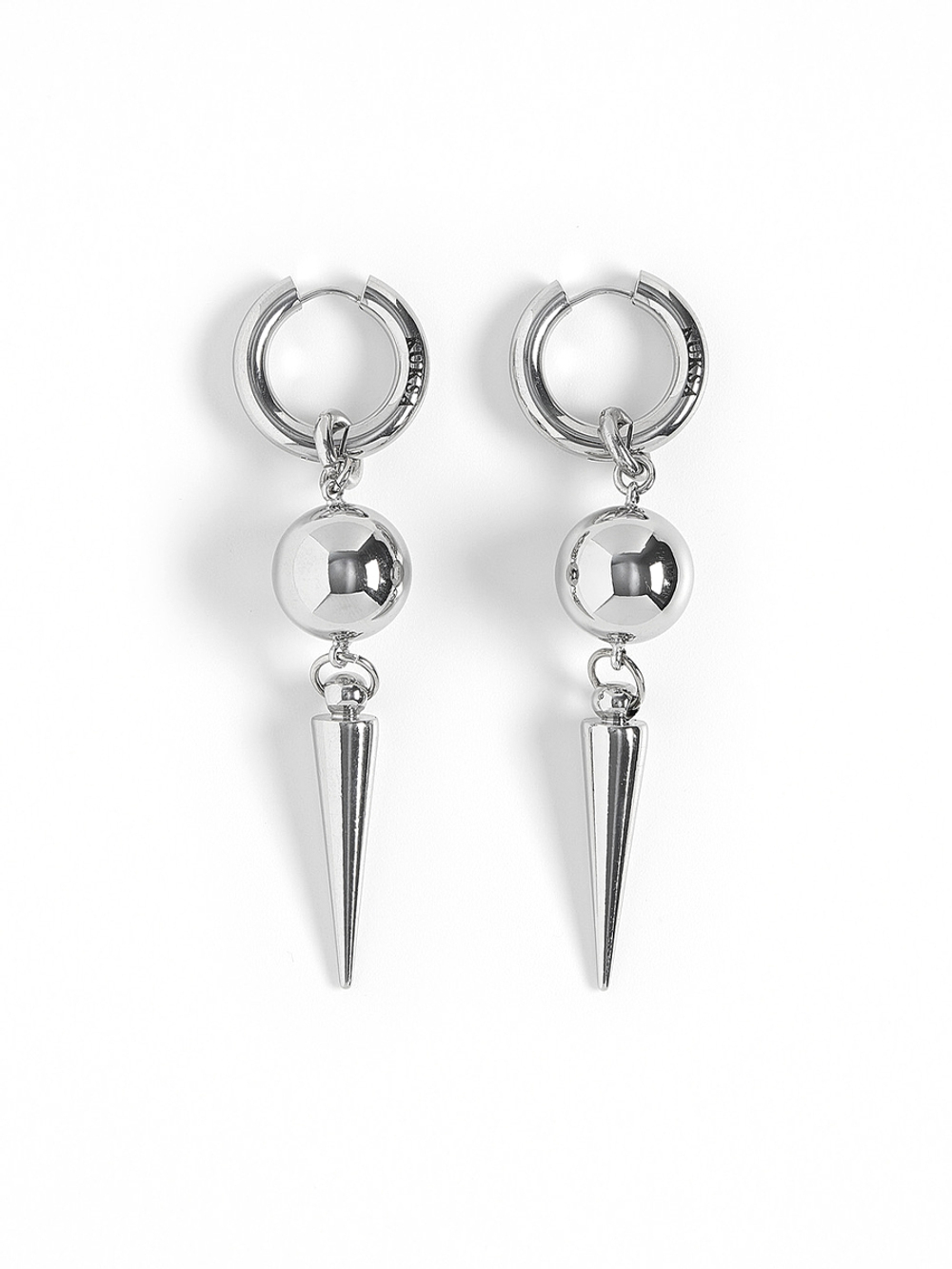 Серьги "Thorn and Ball" Silver