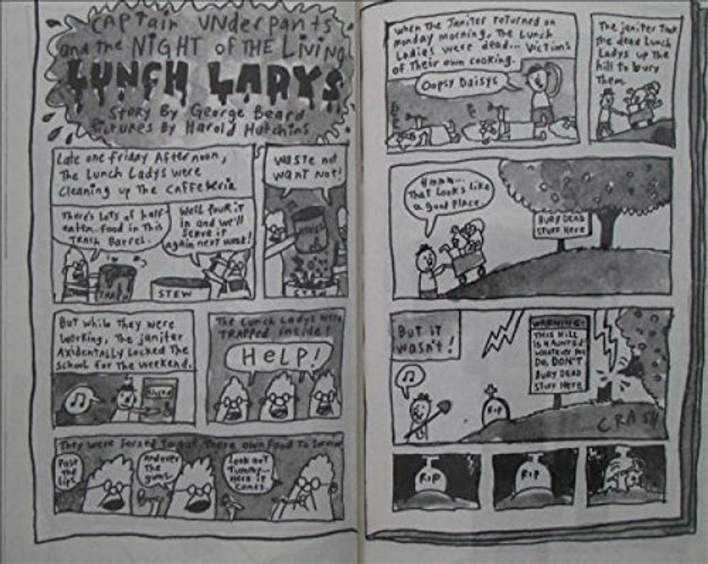 Captain Underpants and the Invasion of the Incredibly Naughty Cafeteria Ladies From Outer Space (Captain Underpants)