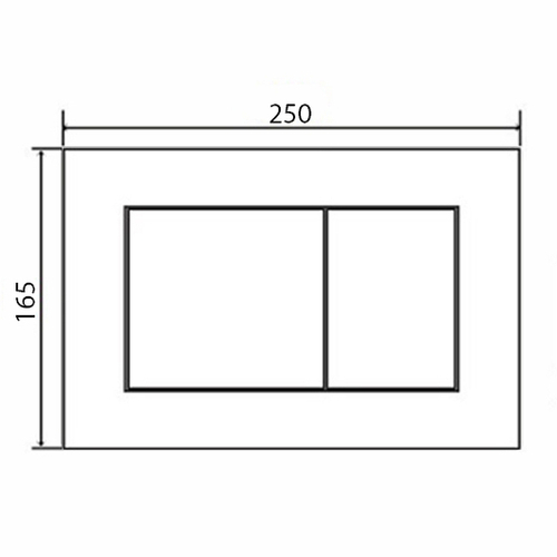 Клавиша смыва Timo Reko FP-004 Хром
