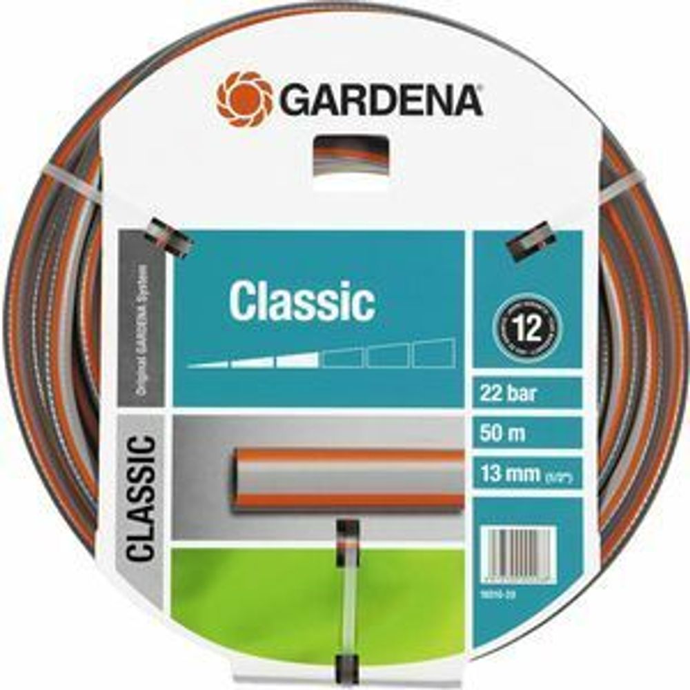 Шланг Gardena  18010-20.000.00  Classic 13мм  1/2&quot; 50м