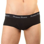 Мужские трусы-брифы с низкой посадкой и черной резинкой (Размер: XXL) (Цвет: белый)