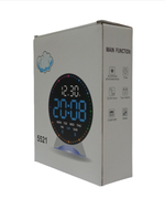 Часы-будильник настольные LED 5521 black