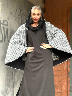 Платье Assassin / черный/футер петля /плотная ткань