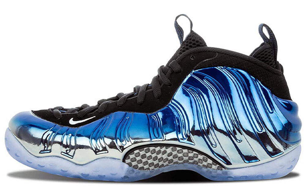 Кроссовки Nike Foamposite One Blue Mirror