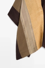 ПАНЧО ИЗ ЛЬНЯНОЙ СМЕСИ С ПОЛОСКАМИ - MASSIMO DUTTI