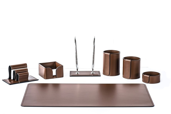 Подарочный офисный набор цвет орех 7 предметов