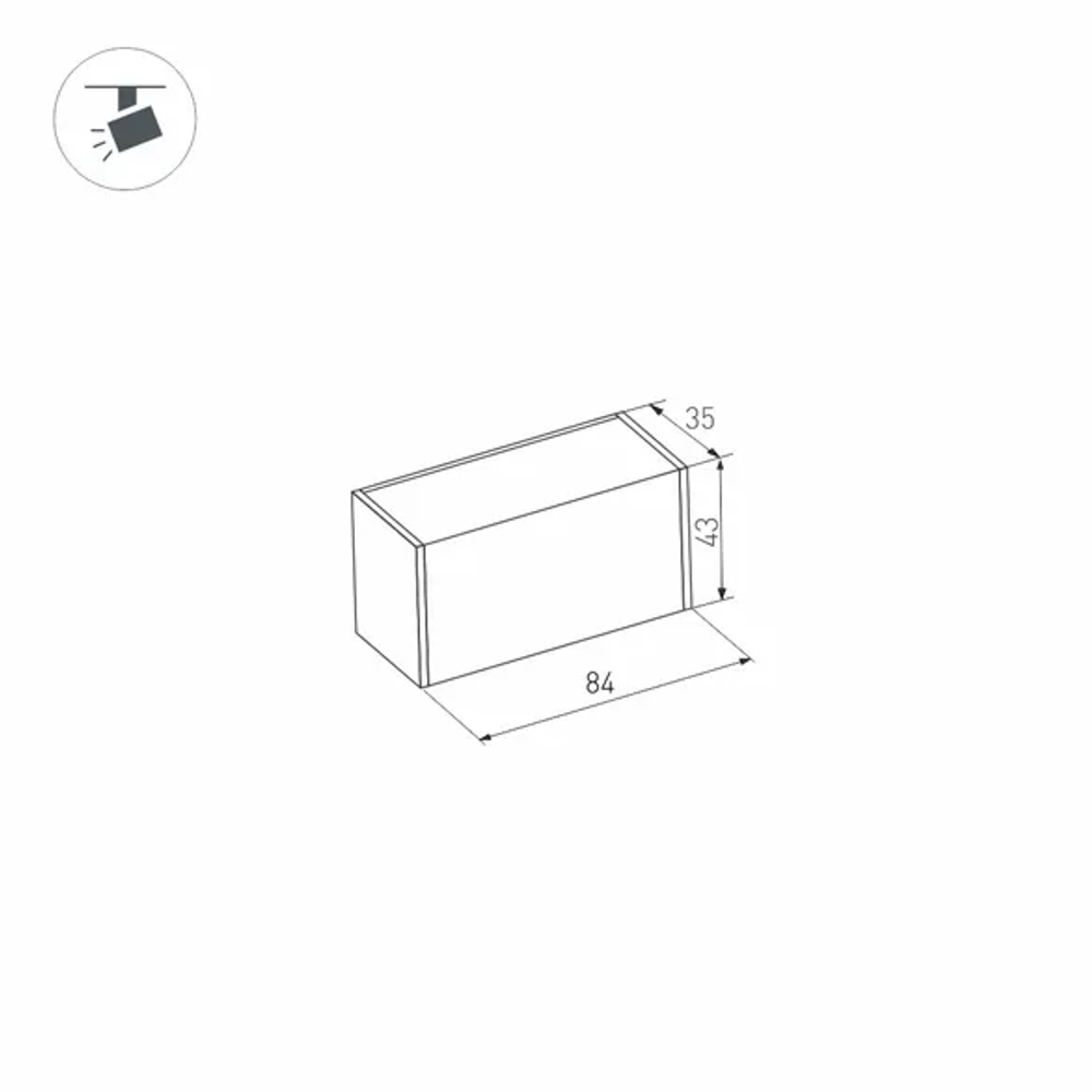 Светильник MAG-LASER-45-L84-3W Day4000 (BK, 15 deg, 24V) (Arlight, IP20 Металл, 5 лет) 027622