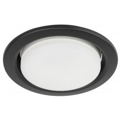 Встраиваемый светильник под лампу GX53 ЭРА KL35 SBK (к) черный матовый