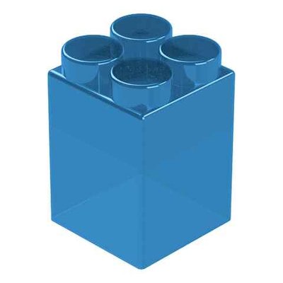 Элемент прозрачный высокий 9x9x15 см для GigaBloks 7,5"