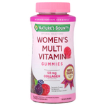 Nature's Bounty, Optimal Solutions®, мультивитаминные жевательные мармеладки для женщин, малина, 140 жевательных таблеток