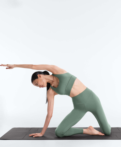 OYSHO Легинсы Comfortlux длиной до щиколотки с высокой посадкой, темно-зеленый