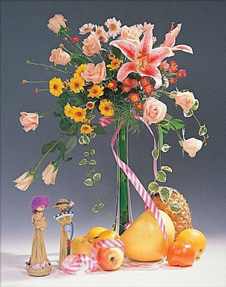 "Украшение стола"-3D-7050  вышивка