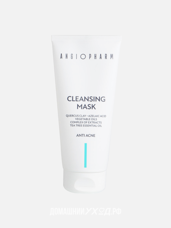 Очищающая маска Cleansing Mask для проблемной кожи лица, Ангиофарм, 200 мл