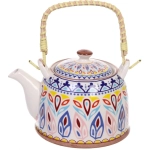 Чайник заварочный керамический 700мл с ситом «Весеннее настроение»