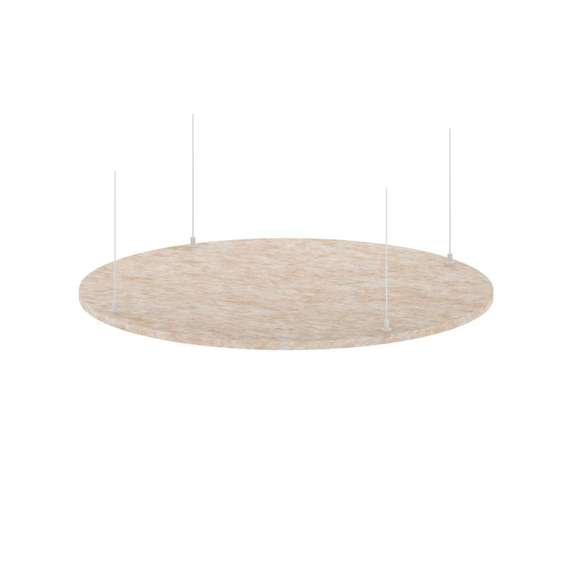AcustiX Потолочная панель круглая VE.PP-KR-600 Крем-брюле 600*600*12