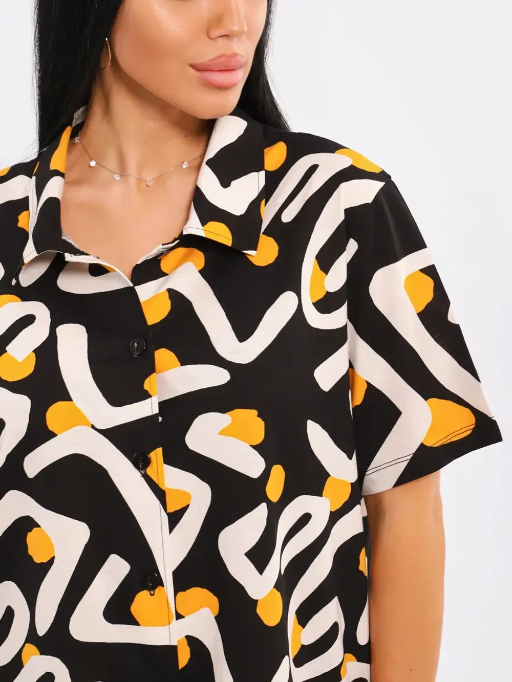 Платье рубашка хлопок большие размеры