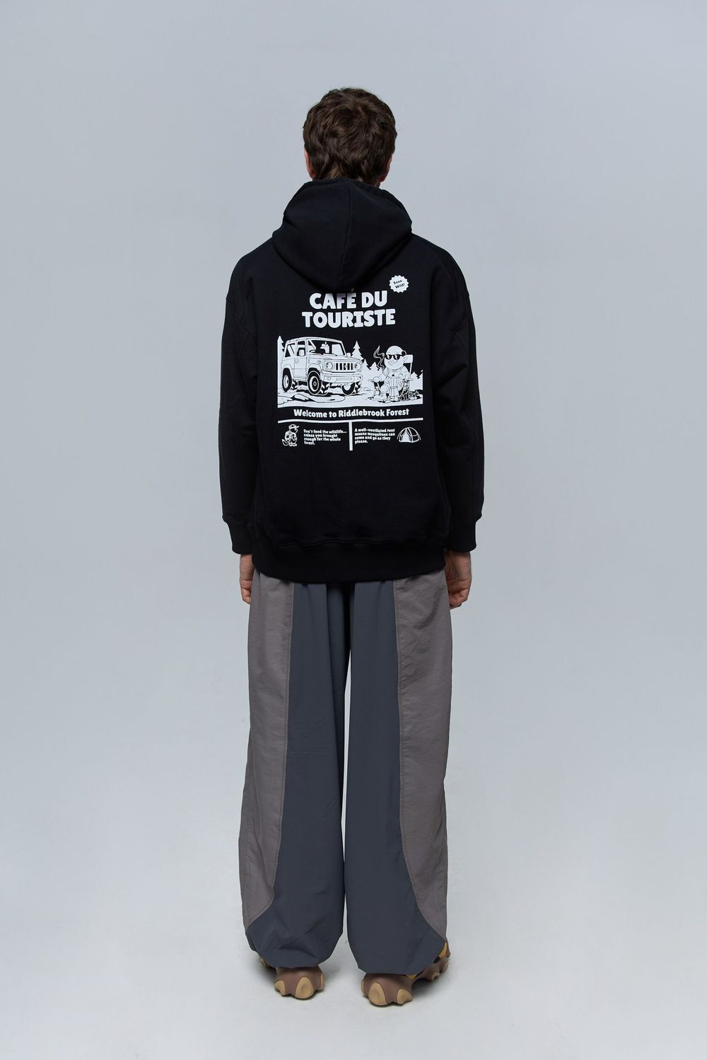 Худи Outerkit Cafe Du Touriste черное