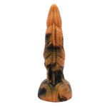 Силиконовый фантазийный фаллоимитатор Tyrannosaurus - 20,5 см. (Цвет: разноцветный)