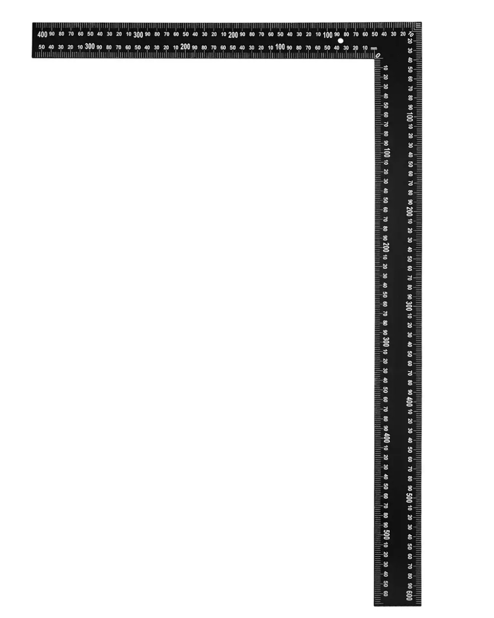 Угольник цельнометаллический 600х400 VERTEXTOOLS 3041-600