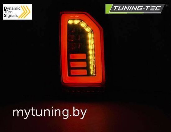 Задние фонари SMOKE BLACK WHITE LED для Volkswagen T6