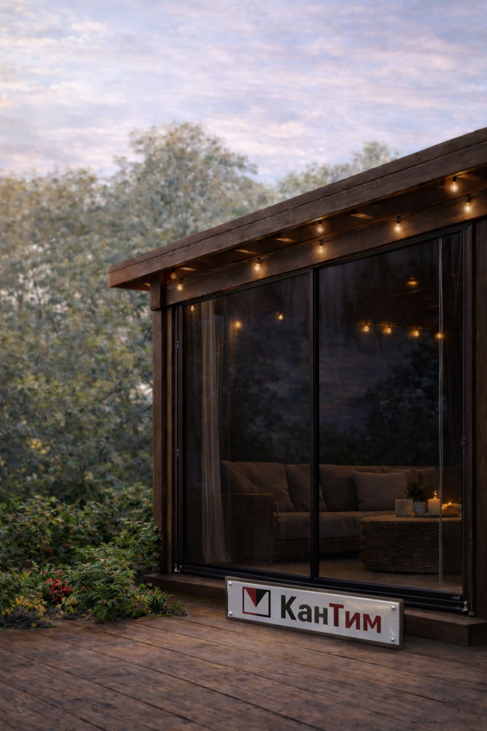 Мягкое ПВХ-окно 700 мкм | Поворотная скоба, тонировка