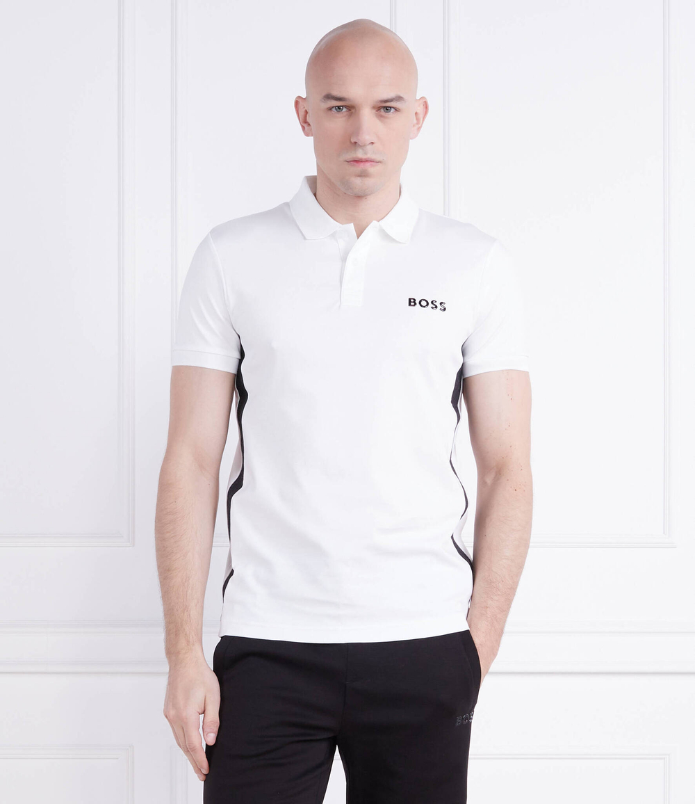 Поло Paule Mirror BOSS GREEN - белый(50488295)