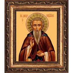 Давид Гареджийский преподобный. Икона на холсте.