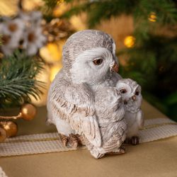 СТАТУЭТКА "СОВА С СОВЯТАМИ" 8Х7Х8,5 СМ