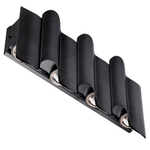 341747 Светильник BOSSO 7х1W LED 770LM G ЧЕРНЫЙ 4000K IP65