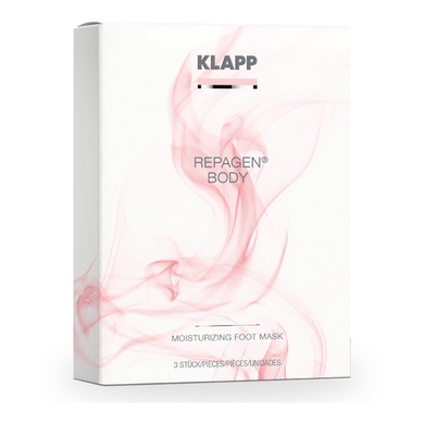 KLAPP Увлажняющая маска для ступней ног REPAGEN BODY MOISTURIZING FOOT MASK, 3 пары