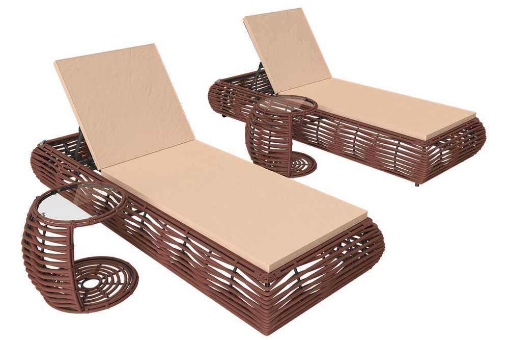 MOKKA MAJORCA Шезлонг, цвет капучино